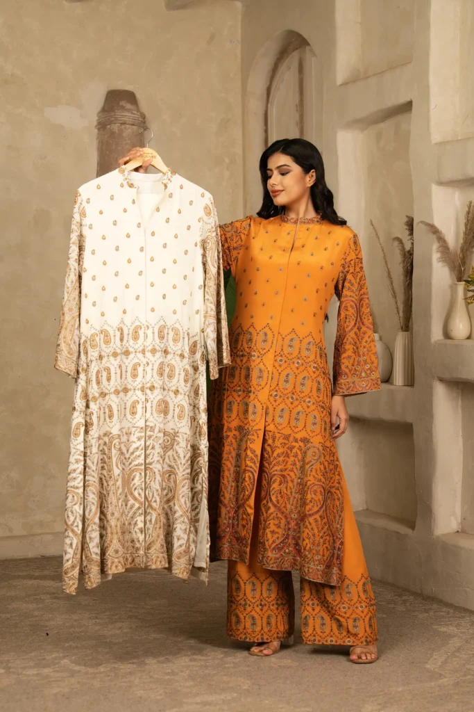 Versatile Spring Embroidered Kurta-Jacket