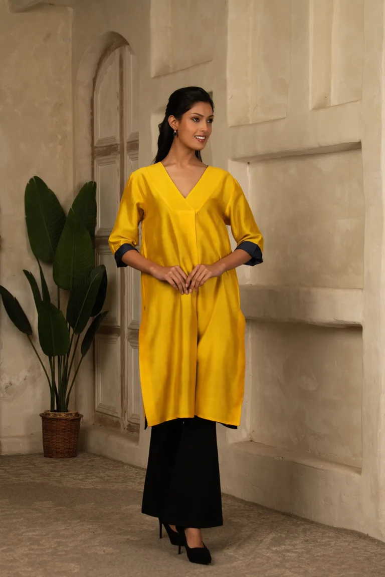 Silk Cotton Reversible Kurta