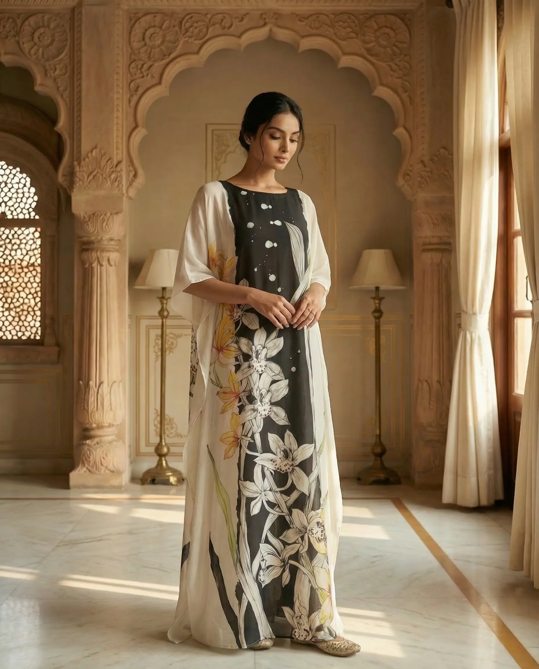 Nature Silk Kaftan - Image 2