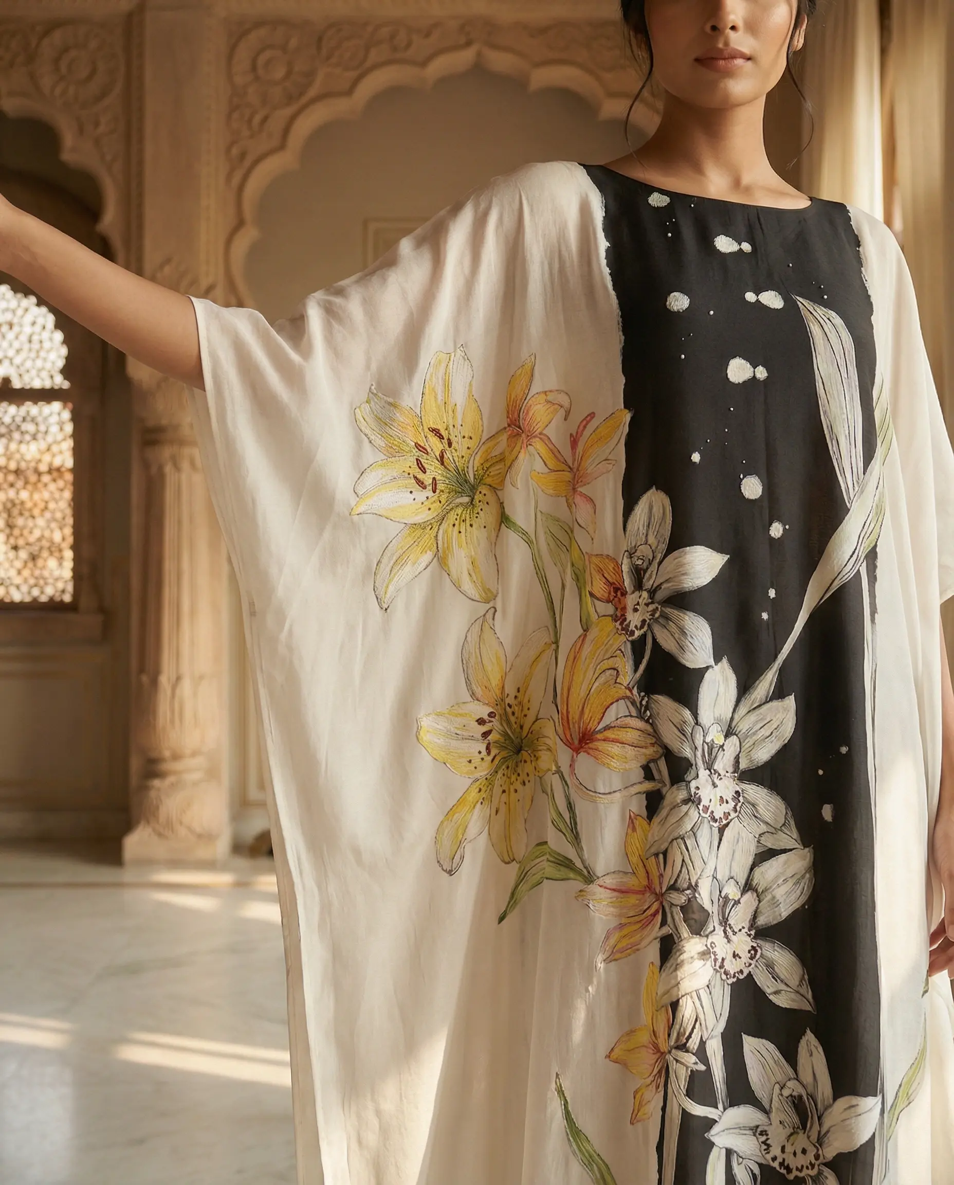 Nature Silk Kaftan - Image 3