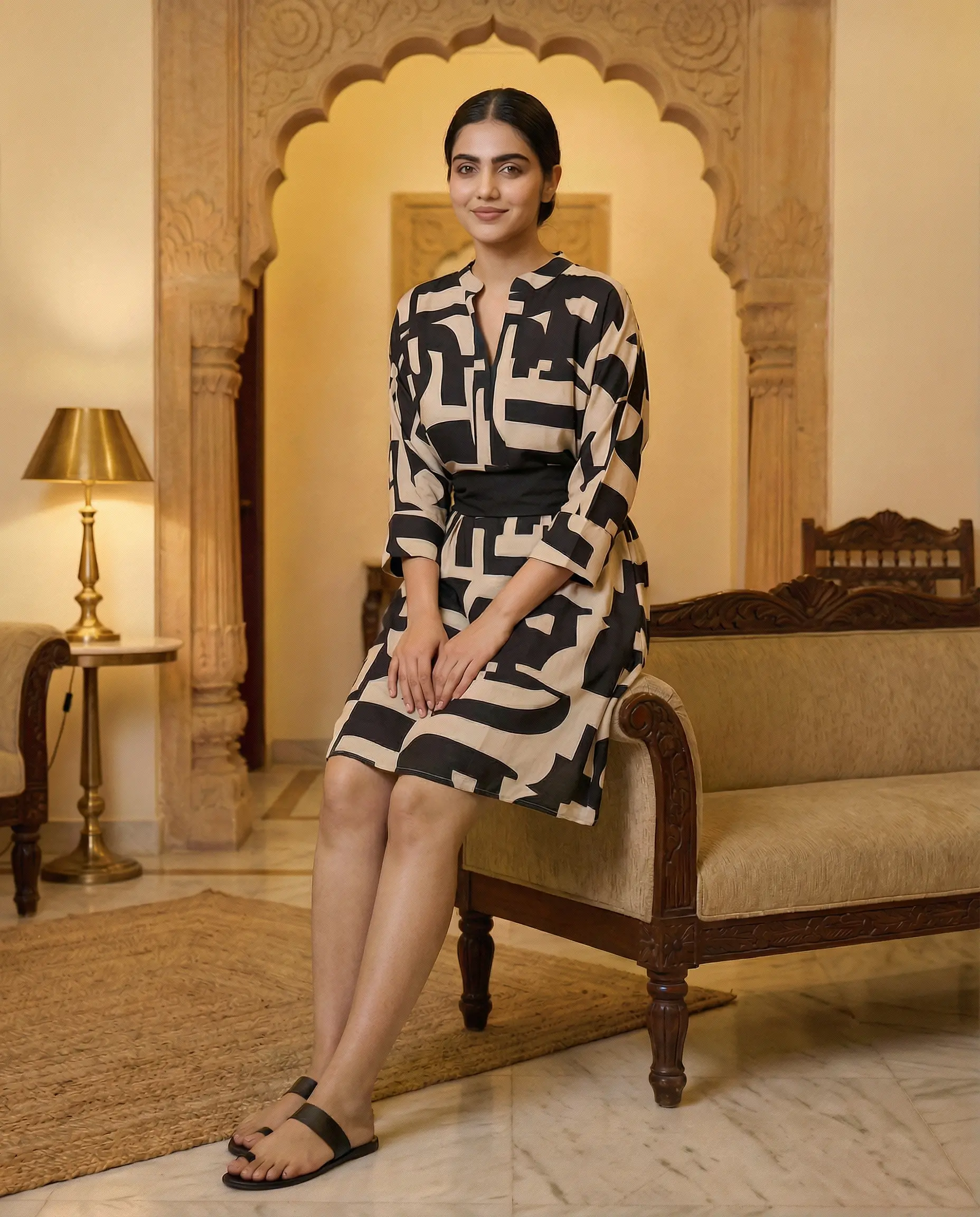 Playful Print Dress - Image 2